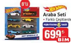HOT WHEELS 8'Lİ ARABA SETİ fiyat ve kampanya bilgisi